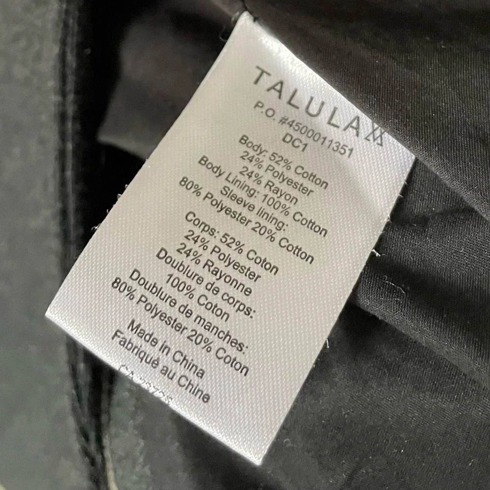 Talula blazer NWOT SIZE 0 charcoal dark grey - Picture 4 of 5